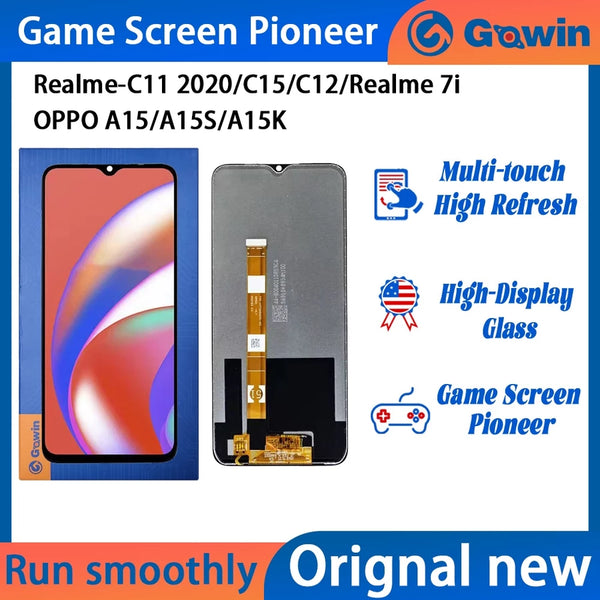 LCD for Realme C11 2020 C15 C12 Realme 7i OPPO A15 A15S A15K set full screen replacement DISPLAY
